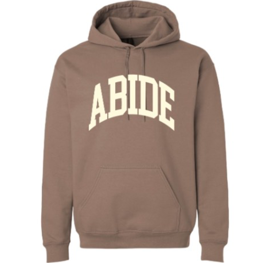 Abide Brown Hoodie